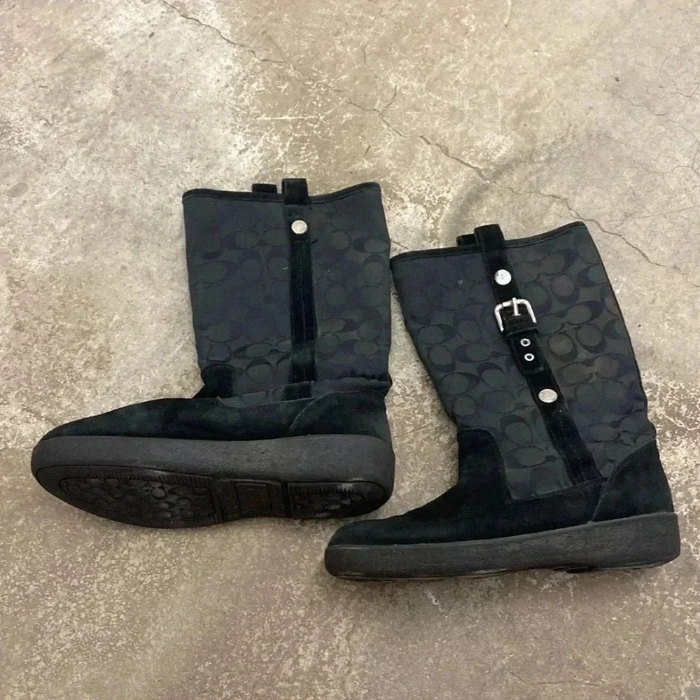 Coach ‎ suede boots